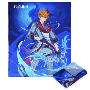 Genshin Impact Character 037 Tartaglia Silk Touch Throw Blanket 50 x 70 inches