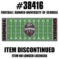 Georgia 2022-23 National Champions Football Field Runner