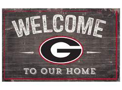 Georgia Bulldogs 11X19 Welcome to Our Home Sign