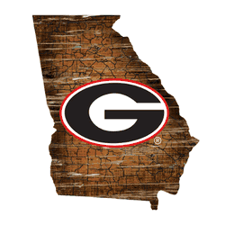 Georgia Bulldogs 12" Mini Roadmap State Sign