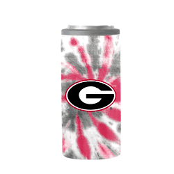 Georgia Bulldogs 12oz Tie Dye Slim Can Coolie