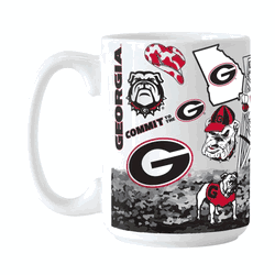Georgia Bulldogs 15oz Native Sublimated Mug
