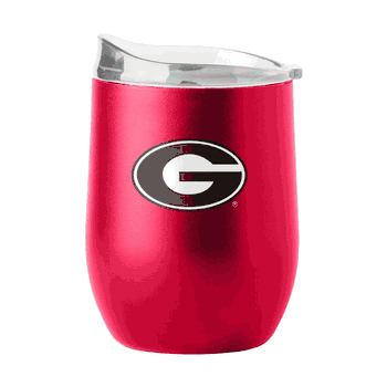 Georgia Bulldogs 16oz Flipside Powder Coat Curved Beverage