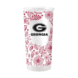 Georgia Bulldogs 20oz Botanical Stainless Steel Tumbler
