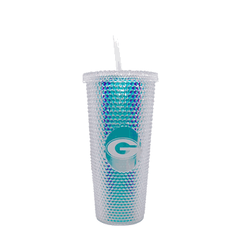 Georgia Bulldogs 24oz Iridescent Studded Tumbler
