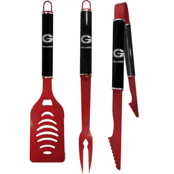 Georgia Bulldogs 3 pc Color and Black BBQ Set