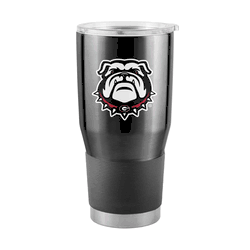 Georgia Bulldogs 30oz Bulldog on Black Gameday Stainless Steel Tumbler