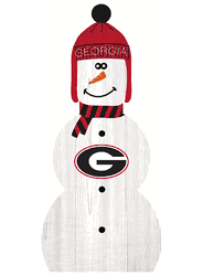Georgia Bulldogs 31" Snowman Leaner