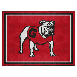 Georgia Bulldogs 8ft. x 10 ft. Plush Area Rug