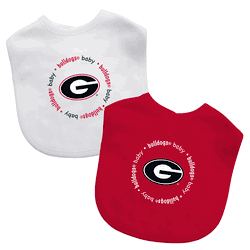Georgia Bulldogs Baby Bibs 2-Pack