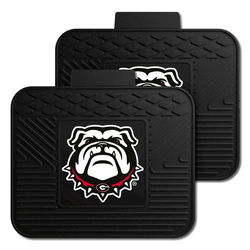 Georgia Bulldogs Back Seat Car Utility Mats - 2 Piece Set