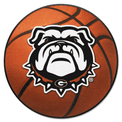 Georgia Bulldogs Basketball Rug - 27in. Diameter