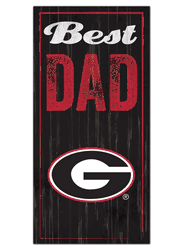 Georgia Bulldogs Best Dad Sign
