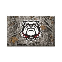 Georgia Bulldogs Camo Rubber Scraper Door Mat
