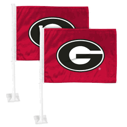Georgia Bulldogs Car Flag Large 1pc 11" x 14"
