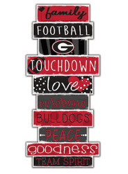 Georgia Bulldogs Celebrations Stack 24" Sign