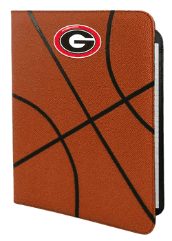 Georgia Bulldogs Classic Basketball Portfolio - 8.5 in x 11 in
