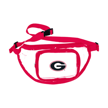 Georgia Bulldogs Clear Fanny Pack