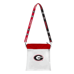 Georgia Bulldogs Clear Pattern Strap Bag