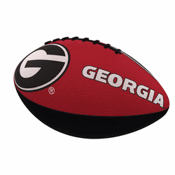 Georgia Bulldogs Combo Logo Junior-Size Rubber Football
