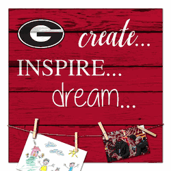 Georgia Bulldogs Create, Inspire, Dream Sign