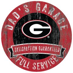 Georgia Bulldogs Dad's Garage Sign