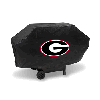 Georgia Bulldogs Black Deluxe Grill Cover