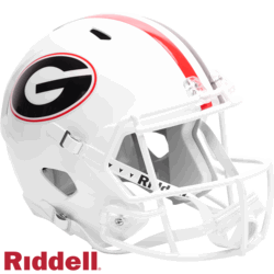 Georgia Bulldogs Deluxe Replica Speed Helmet - White