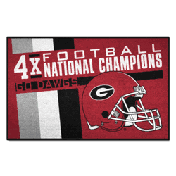 Georgia Bulldogs Dynasty Starter Mat Accent Rug - 19in. x 30in.