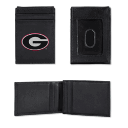 Georgia Bulldogs  Embroidered Front Pocket Wallet - Slim/Light Weight