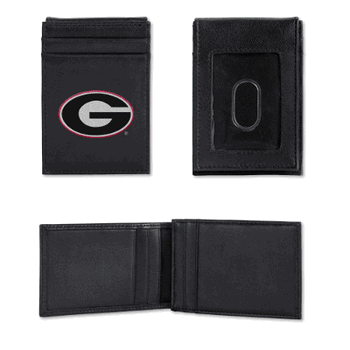 Georgia Bulldogs  Embroidered Front Pocket Wallet - Slim/Light Weight