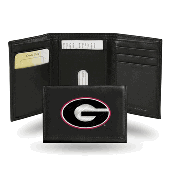 Georgia Bulldogs  Embroidered Tri-fold Wallet