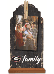 Georgia Bulldogs Family Clothespin 6x12