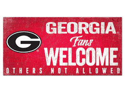 Georgia Bulldogs Fans Welcome Sign