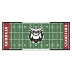 Georgia Bulldogs Field Runner Mat - 30in. x 72in.