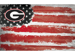 Georgia Bulldogs Flag 11x19