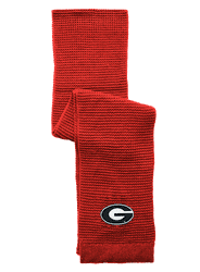 Georgia Bulldogs Full Color Waffle Scarf
