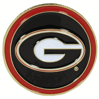 Georgia Bulldogs Golf Ball Marker, Logo