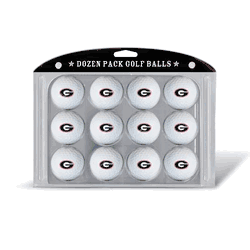 Georgia Bulldogs Golf Balls Pack of 12