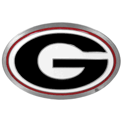 Georgia Bulldogs Hitch Cover Class II and Class III Metal Plugs