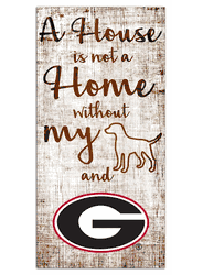 Georgia Bulldogs House is Not a Home 6x12 Sign