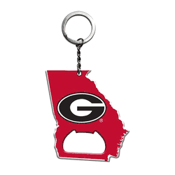 Georgia Bulldogs Keychain Bottle Opener