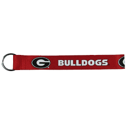 Georgia Bulldogs  Lanyard Key Chain