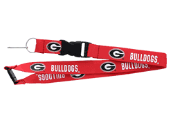 Georgia Bulldogs Lanyard Red