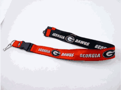 Georgia Bulldogs Lanyard Reversible