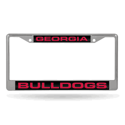 Georgia Bulldogs Laser Chrome Frame