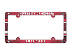 Georgia Bulldogs License Plate Frame - Full Color