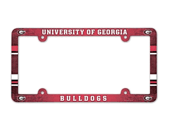 Georgia Bulldogs License Plate Frame - Full Color