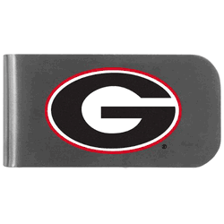 Georgia Bulldogs Logo Bottle Opener Money Clip
