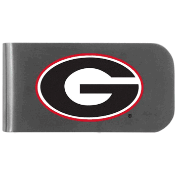 Georgia Bulldogs Logo Bottle Opener Money Clip